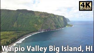 Waipio Valley  || Drone Footage in 4K || Big Island, Hawaii