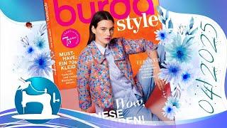 Журнал Burda Style 04/2025 Летний Шик! Элегантные и Воздушные Фасоны! Sewing Pattern Magazines!