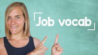 Learn German Job Vocab, Phrases & Practice Listening Comprehension - A2 [with Jenny]