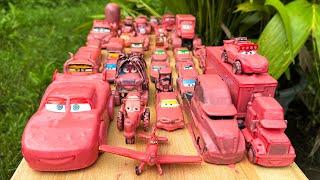 Clean up muddy minicars & disney pixar car convoys! Play in the garden