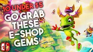 10 under $5! Sweet Deals and Hidden Gems Nintendo Switch E-Shop Sale!