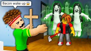 BACON POSSESSED BY GHOST ROBLOX Brookhaven RP - FUNNY MOMENTS