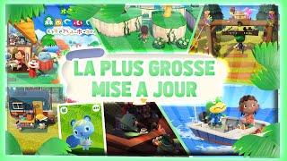 [RECAP]La plus GROSSE MISE à JOUR du jeu Animal Crossing New Horizons : Boutiques ,New habitants.