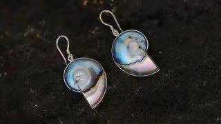 Bali Silver Jewelry Wholesale Shell Earrings