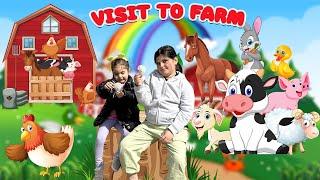 Diba & Daddy- Learn About Farm Animals - Learning Animals For Kids | Farm Animals For Kids