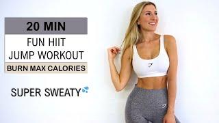 2.000 JUMPS IN 20 MIN | FUN HIIT JUMP WORKOUT | Burn Max Calories | Super Sweaty | No Repeat