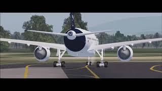 Advertising video A350-941 PF Lufthansa Virtual