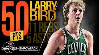 Larry Bird Drops 50 Pts, 11 Rebs And 5 Asts vs Mavs | March 10, 1986 | VintageDawkins