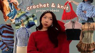 planning my 2025 crochet/knit projects & patterns (SPOILERS)