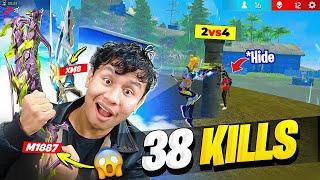 38 Kills in Duo Vs Squad ft. Free Fire Max  Tonde Gamer