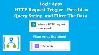 4.HTTP Request Trigger | Relative Path | pass id as query string  and filter the data | logic apps