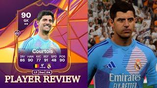 IT IS A SCAM? 90 TRACK STARS Courtois PLAYER REVIEW - EA FC 25