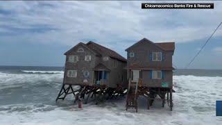 WATCH: Rodanthe, North Carolina home collapses