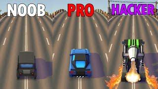 NOOB vs PRO vs HACKER in Highway Traffic Racer Planet