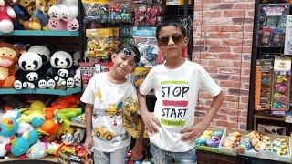 Toy world at KK Mart with 2Bros