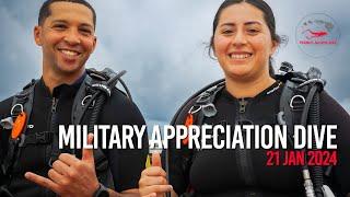 Military Appreciation Dive January 21, 2024