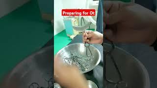 preparation before ot in hospital.      #hospital #duty #ottechnician #doctor #shortsfeed #trending
