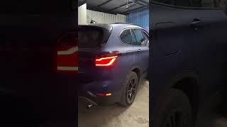 Wraping work Bmw x1 car wrap modification