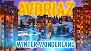 HERE is the REAL Winter Wonderland: AVORIAZ France  - Alpine Snow / Ski Village - Portes du Soleil