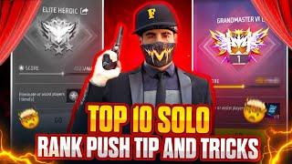 Solo Rank Push Tips And Tricks | Win Every Ranked Match | How To Push Rank In Free Fire session 43