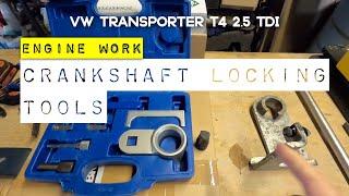 How to use the Crankshaft Locking Tool | VW T4 2.5tdi Engine Work