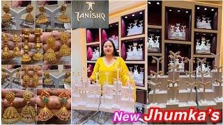 Wedding seasonspecial New huge collections of Gold jhumka’s from Tanishq | jhumka designs