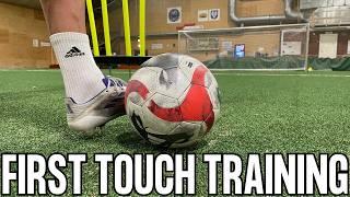 Individual First Touch Training in adidas F50 Elite