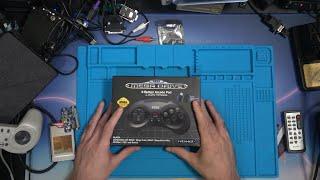 Retro-Bit Official SEGA Mega Drive (Genesis) 8-Button 2.4GHz Wireless Arcade Pad Unboxing