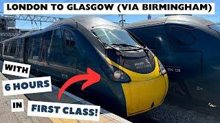 From London to Glasgow in STYLE for £70: FIRST CLASS Experience with Avanti!