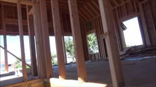 khoury house interior walls framed