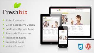 Freshbiz - Responsive Business WP Theme | Themeforest Website Templates and Themes