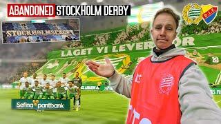 A Sad Day For Swedish Football… I went Pitchside at ChaosDerby HAMMARBY vs DJURGÅRDEN