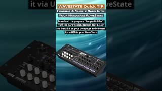 Loading a custom sample bank into the hardware Wavestate Synthesizer #shorts #wavestate #korgsynth