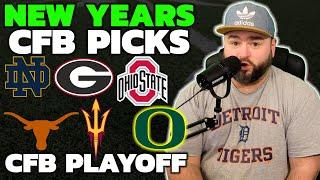 New Years CFB Picks - College Football Playoff Bets With Kyle Kirms