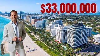 Touring a $33M Oceanfront Penthouse in Miami Beach With a 5-Star Hotel & Lifestyle to Match!