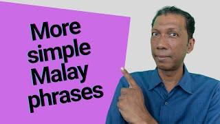 More simple Malay phrases