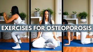 EXERCISES TO IMPROVE BONE DENSITY - At home exercises for osteoporosis and osteopenia