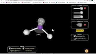 Molecule Shapes with PhET Simulation