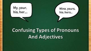 PFBT OPEN LECTURE: Confusing types of Pronouns and Adjective