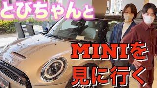 マネージャーとびちゃんが欲しい車MINIを見に！！