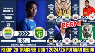 BERITA 20 TRANSFER "RESMI" LIGA 1 PUTARAN KEDUA | PERSIB - PERSEBAYA - PERSIJA - PERSIB HARI INI