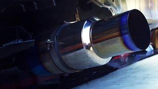 Tomei Expreme Ti Titanium vs Nameless Muffler Delete Sound & Install Subaru WRX 2015+