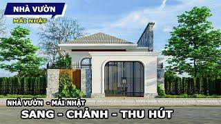 NHÀ VƯỜN 6m X 16m | NHÀ MÁI NHẬT | MẪU NHÀ MÁI NHẬT