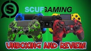 SCUF GAMING CONTROLLER PS4 "FAZE" UNBOXING AND REVIEW WHY SCUF? HOW TO IMPROVE AT CALL OF DUTY