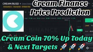 Cream Coin price prediction | Cream finance price prediction | Cream price prediction