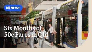 Queensland's 50c public transport fares hit six-month mark | ABC News