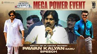 AP Deputy CM Pawan Kalyan Speech at Game Changer Mega Power Event | Ram Charan | Shankar | Dil Raju