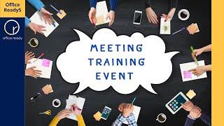 office ready meeting training event rooms service