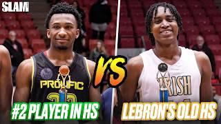 #2 Ranked Darryn Peterson  LeBron's Old HS!  | Prolific Prep vs St. Vincent-St. Mary 