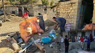 IRAN nomadic life | Preparing the Kohgol family for a trip to the city | Nomadic lifestyle of iran